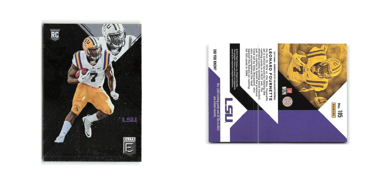 Leonard Fournette Rookie 2017 Panini Elite Draft Picks #105 LSU Tigers NM