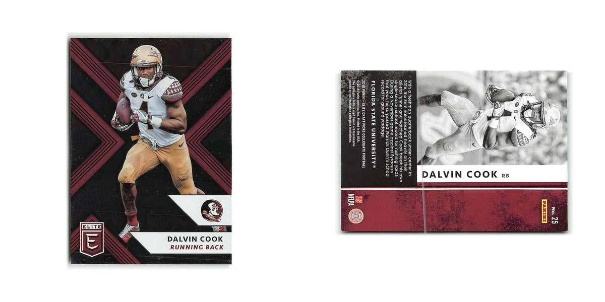 Dalvin Cook 2018 Panini Elite Draft Picks #25 Florida State Seminoles NM