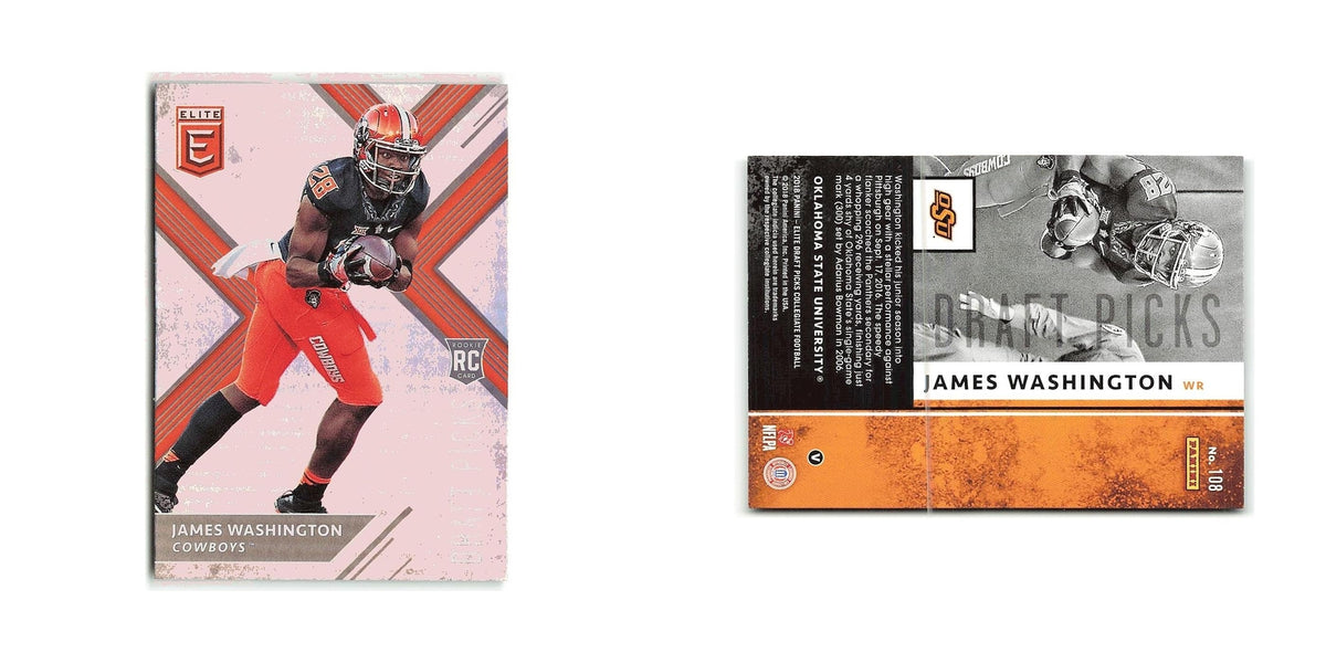 James Washington Rookie 2018 Panini Elite Draft Picks #108 NM