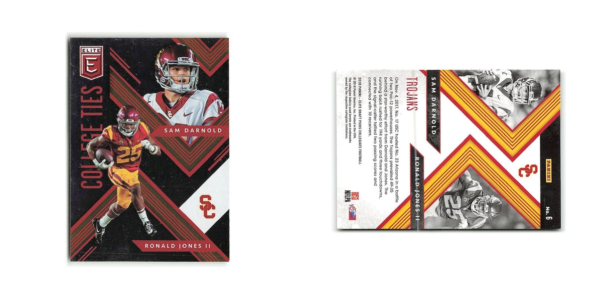 Ronald Jones 2018 Panini Elite Draft Picks #6 USC Trojans Football Card NM