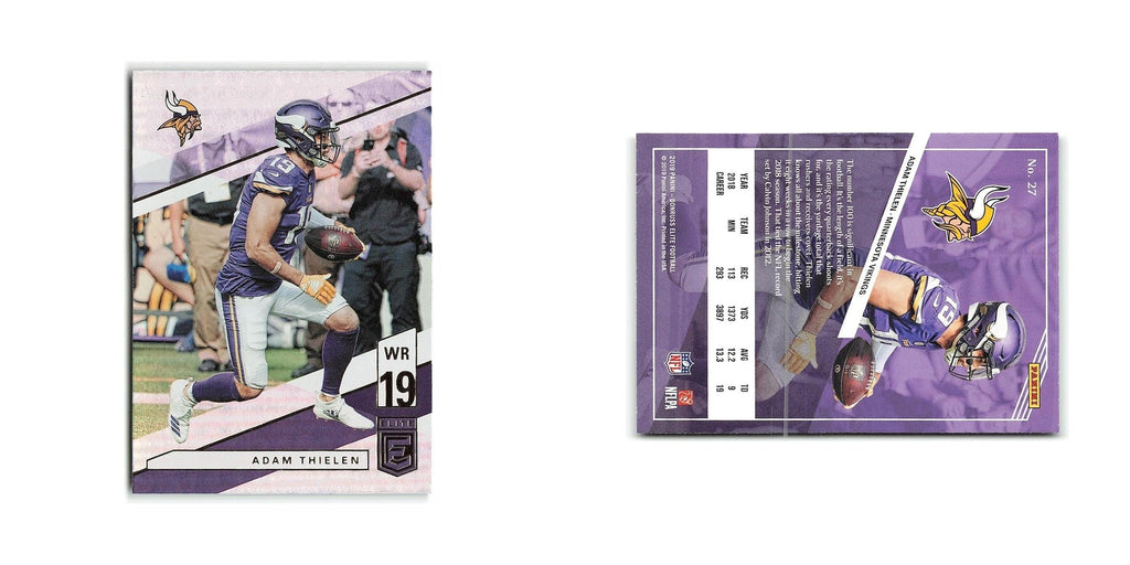 Adam Thielen 2019 Donruss Elite #27 Minnesota Vikings Football Card NM