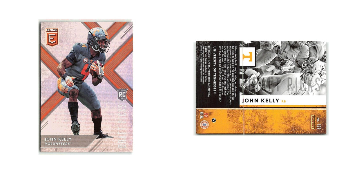 John Kelly Rookie 2018 Panini Elite Draft Picks #137 Tennessee Volunteers NM