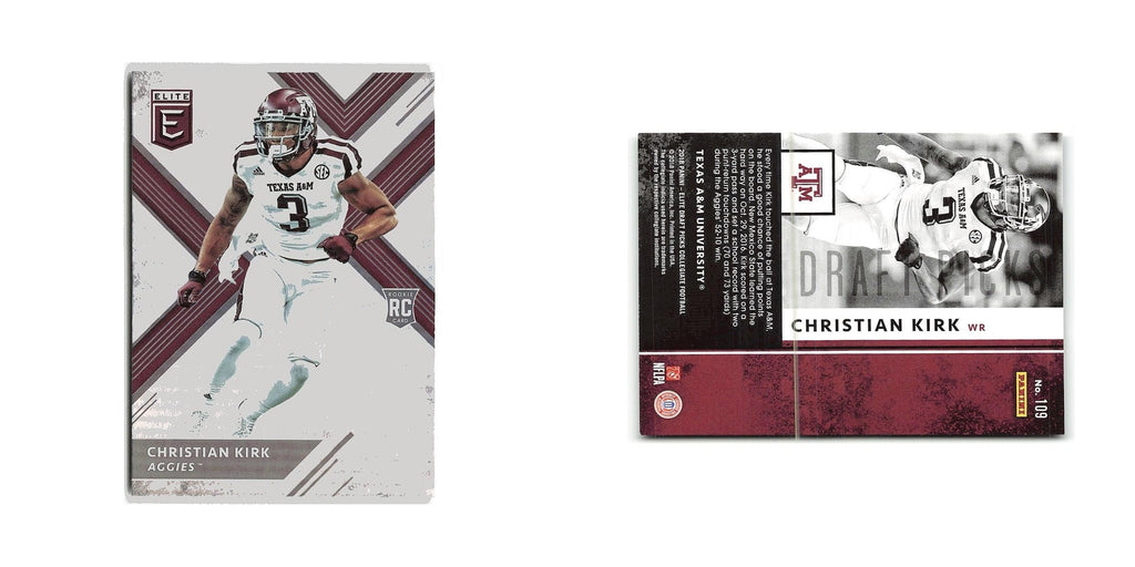 Christian Kirk Rookie 2018 Panini Elite Draft Picks #109 Texas A&M Aggies NM