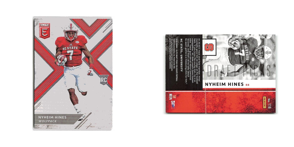 Nyheim Hines Rookie 2018 Panini Elite Draft Picks #116 NC State Wolfpack NM