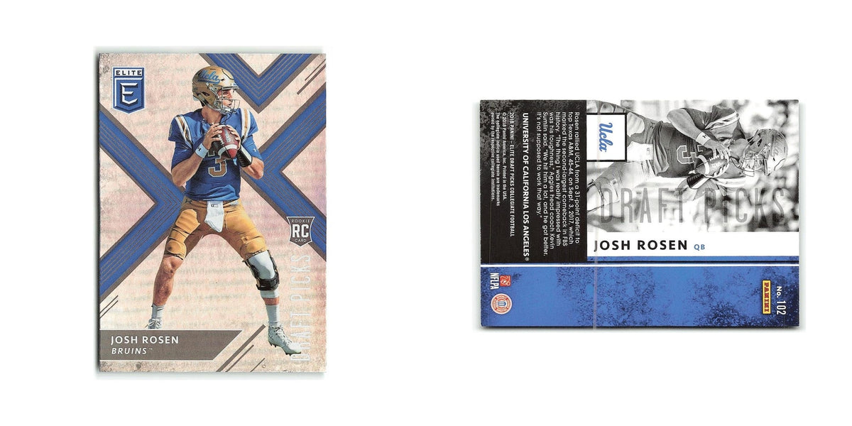 Josh Rosen Rookie 2018 Panini Elite Draft Picks #102 UCLA Bruins NM