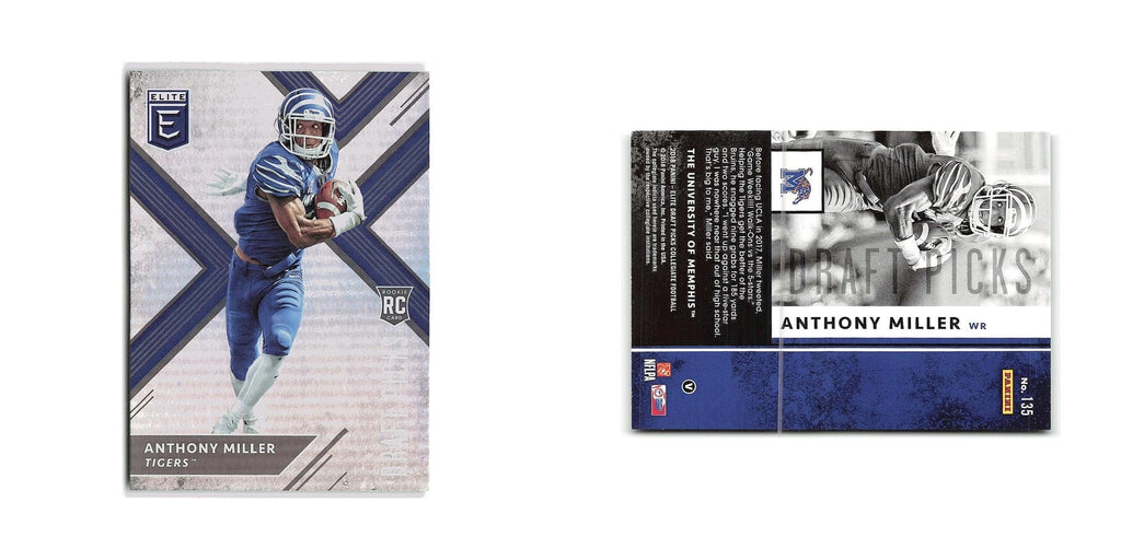 Anthony Miller Rookie 2018 Panini Elite Draft Picks #135 Memphis Tigers NM