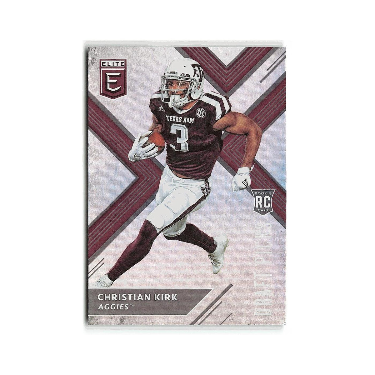 Christian Kirk Rookie 2018 Panini Elite Draft Picks #109 Texas A&M Aggies NM