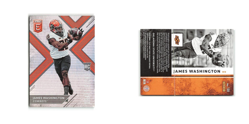 James Washington Rookie 2018 Panini Elite Draft Picks #108 NM
