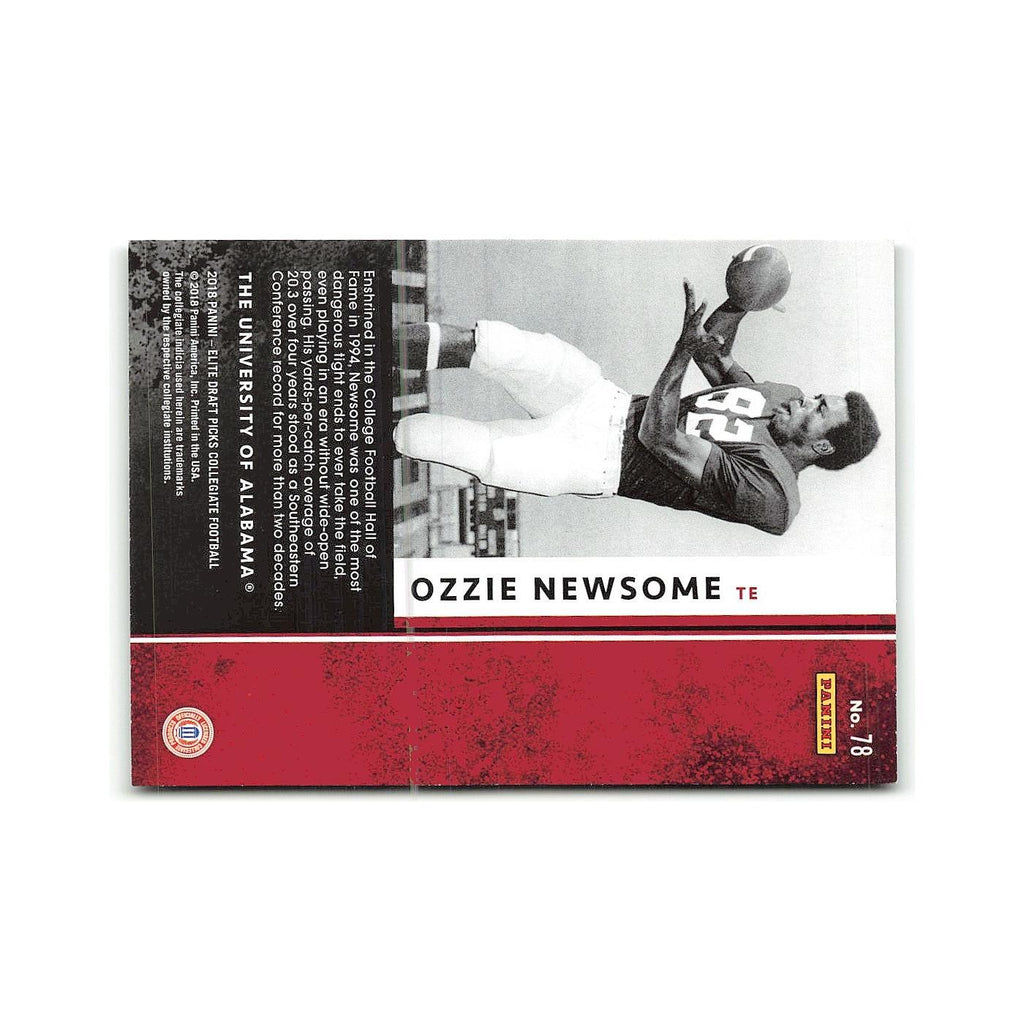 Ozzie Newsome 2018 Panini Elite Draft Picks #78 Alabama Crimson Tide NM