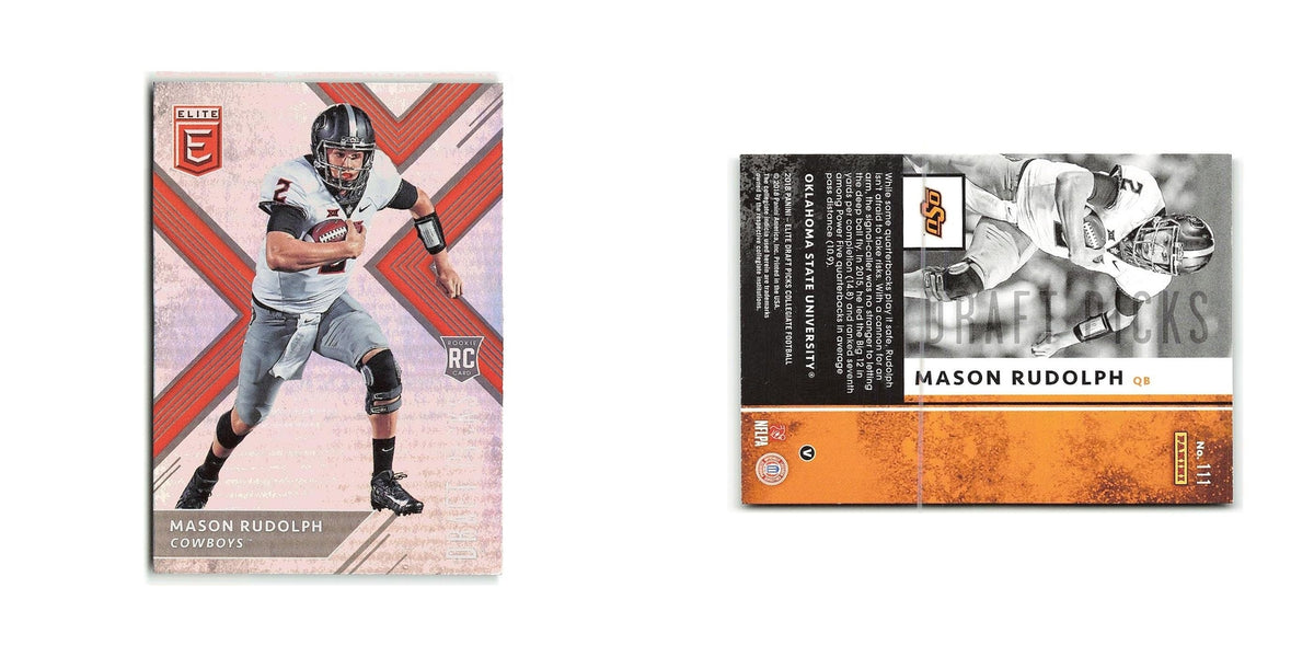 Mason Rudolph Rookie 2018 Panini Elite Draft Picks #111 NM
