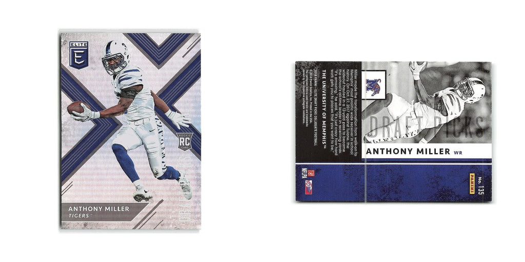 Anthony Miller Rookie 2018 Panini Elite Draft Picks #135 Memphis Tigers NM