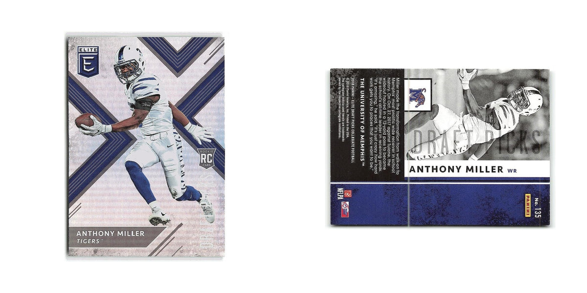 Anthony Miller Rookie 2018 Panini Elite Draft Picks #135 Memphis Tigers NM
