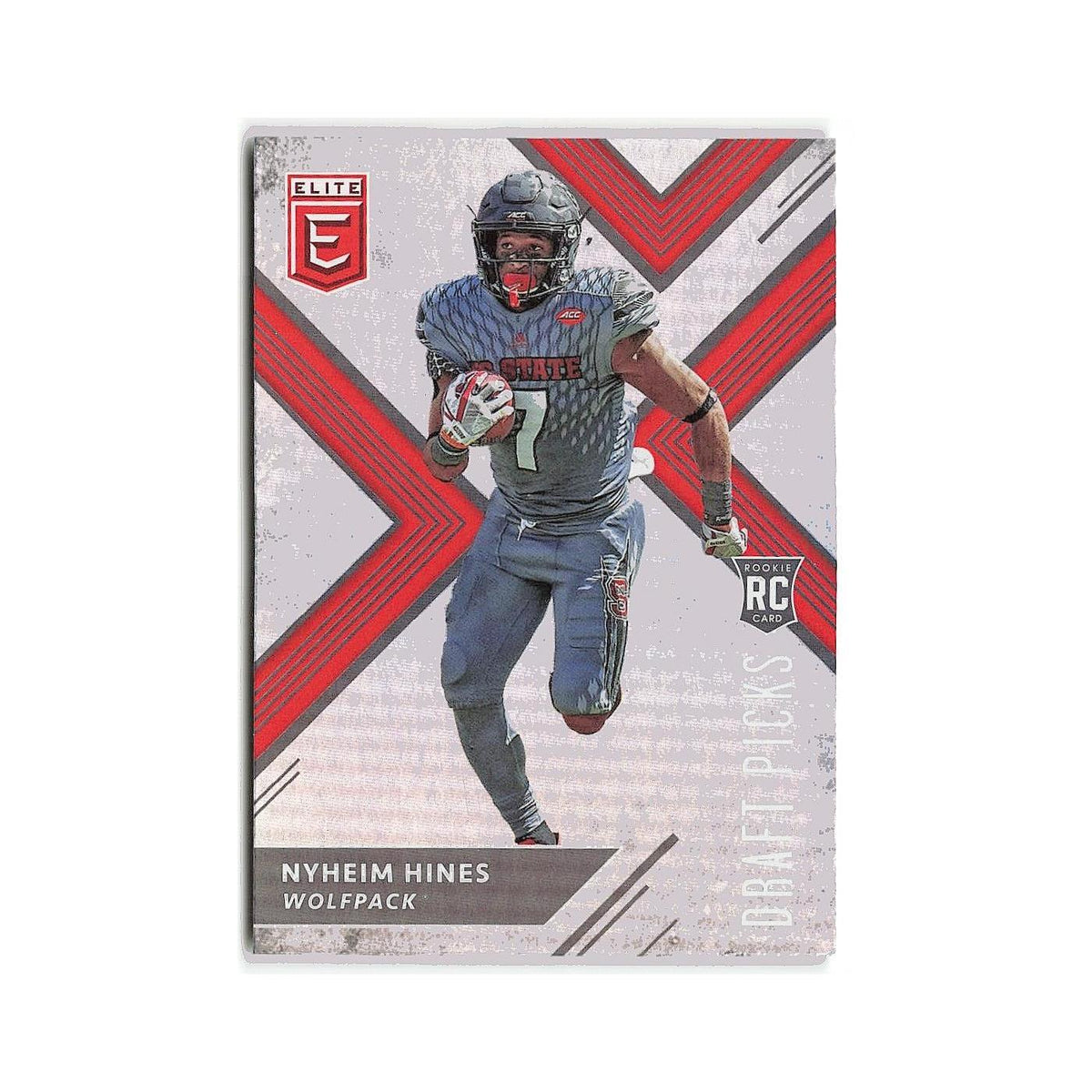 Nyheim Hines Rookie 2018 Panini Elite Draft Picks #116 NC State Wolfpack NM