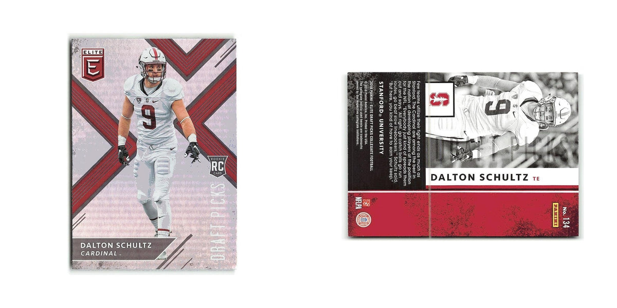 Dalton Schultz Rookie 2018 Panini Elite Draft Picks #134 Stanford Cardinal NM