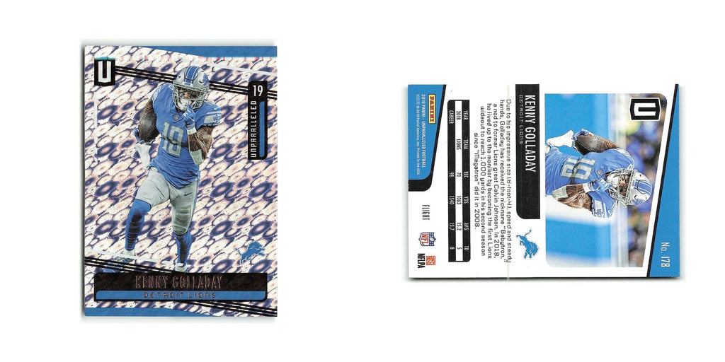 Kenny Golladay 2019 Panini Unparalleled #178 Detroit Lions Football Card NM