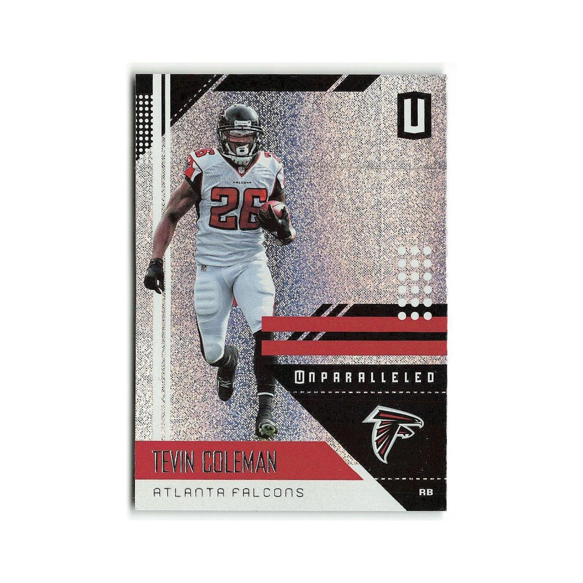 Tevin Coleman 2018 Panini Unparalleled #10 Atlanta Falcons Football Card NM