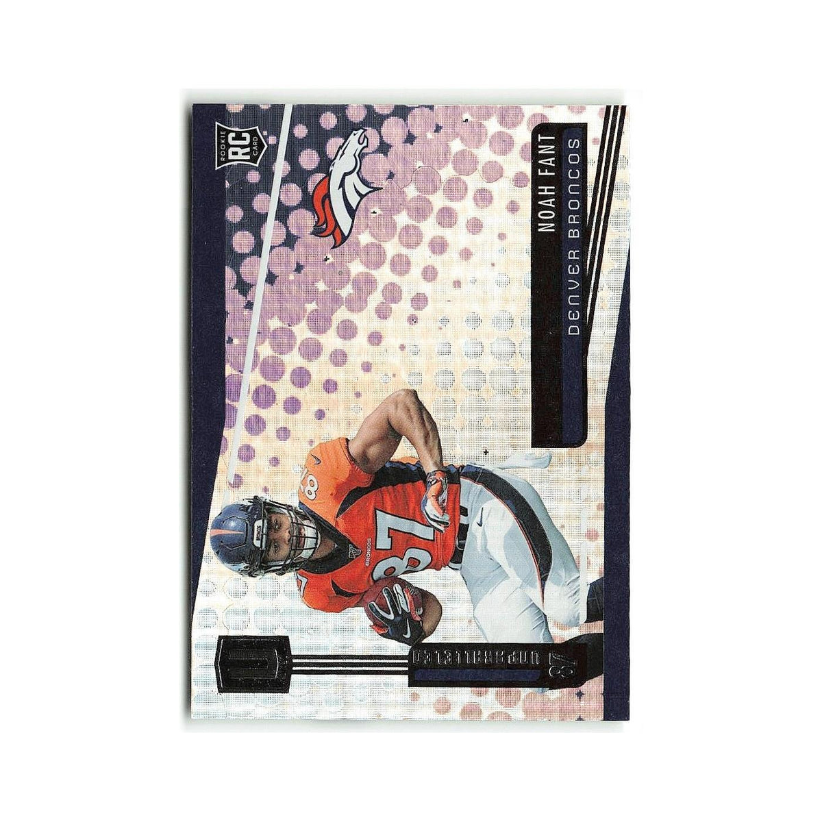 Noah Fant Rookie 2019 Panini Unparalleled #222 Denver Broncos Football Card NM