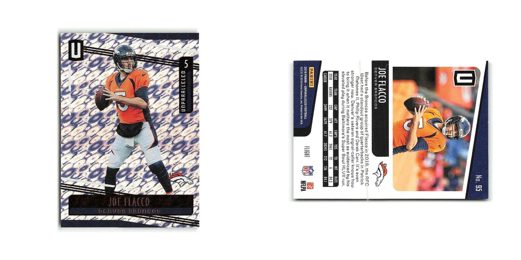 Joe Flacco 2019 Panini Unparalleled #95 Denver Broncos Football Card NM