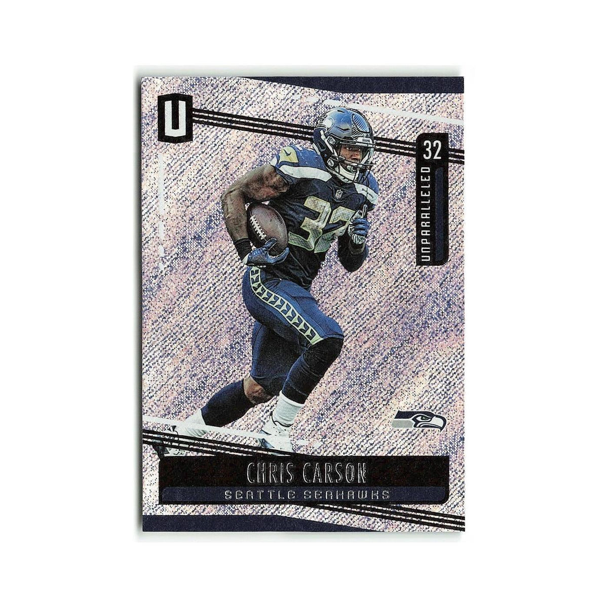 Chris Carson 2019 Panini Unparalleled #164 Seattle Seahawks Football Card NM