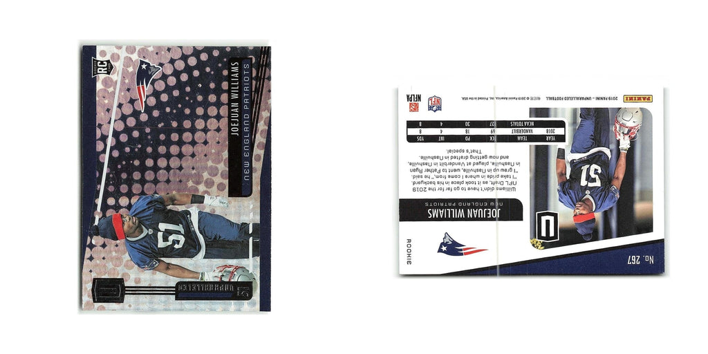Joejuan Williams Rookie 2019 Panini Unparalleled Rookie Signatures #267 NM