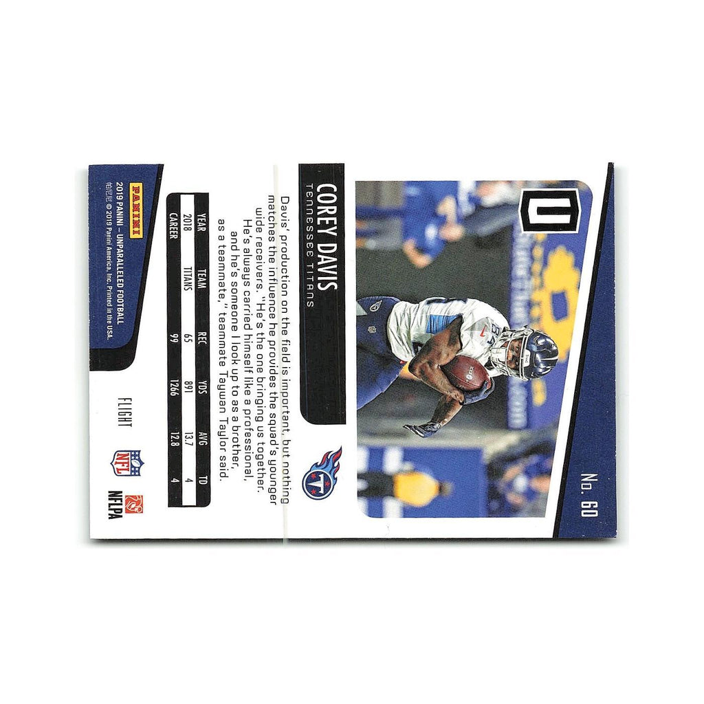 Corey Davis 2019 Panini Unparalleled #60 Tennessee Titans Football Card NM