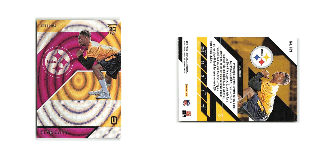 Sean Davis Rookie 2016 Panini Unparalleled #189 Pittsburgh Steelers NM