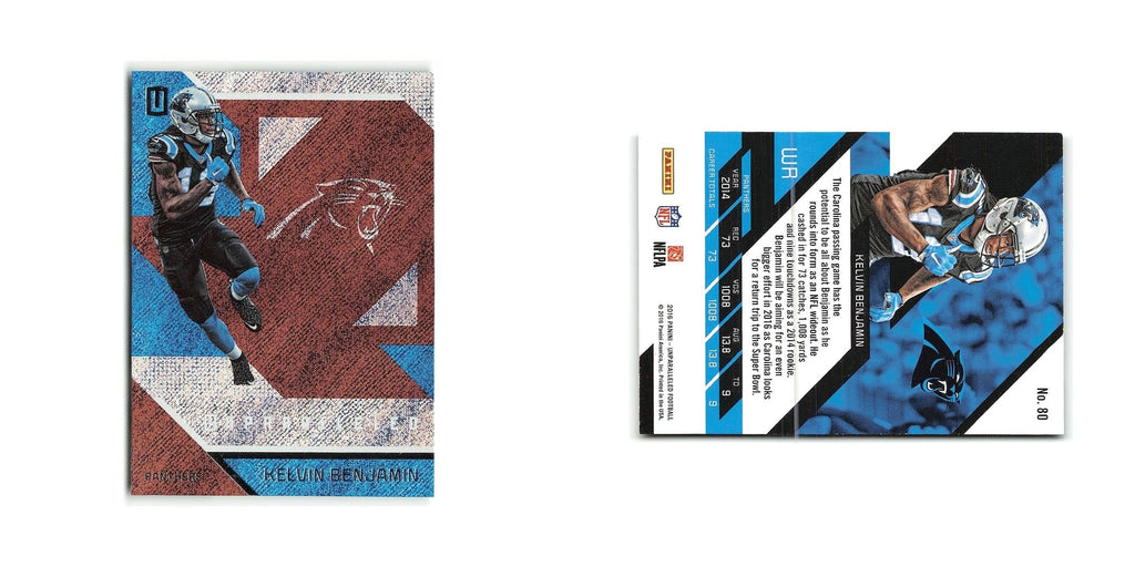 Kelvin Benjamin 2016 Panini Unparalleled #80 Carolina Panthers Football Card NM