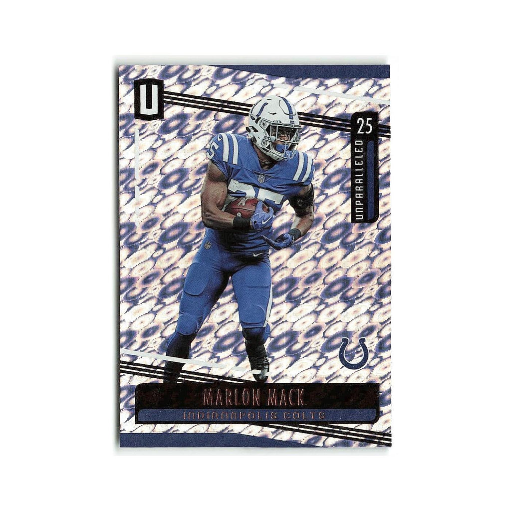 Marlon Mack 2019 Panini Unparalleled #53 Indianapolis Colts Football Card NM