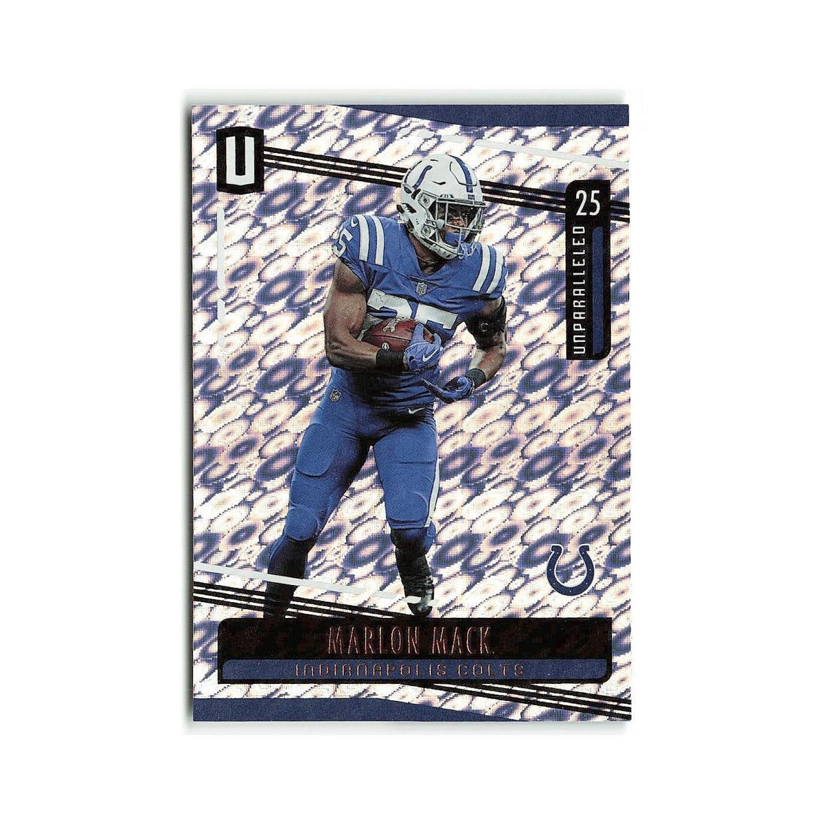 Marlon Mack 2019 Panini Unparalleled #53 Indianapolis Colts Football Card NM