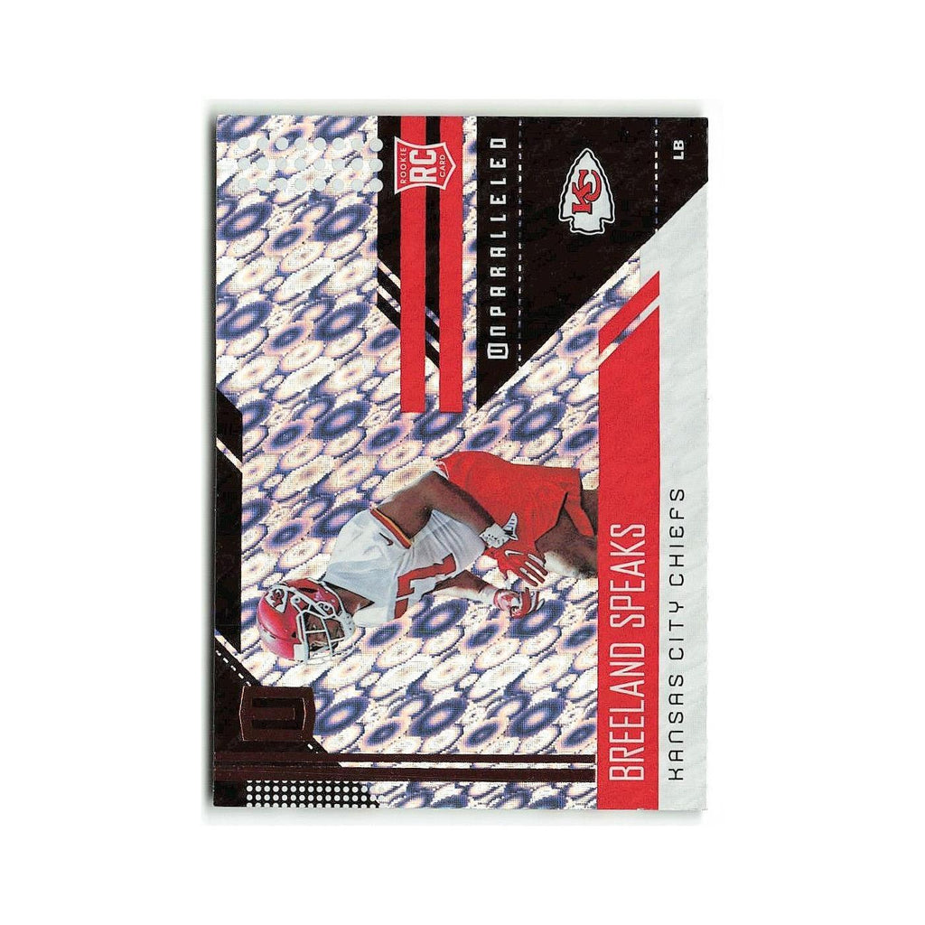 Breeland Speaks Rookie 2018 Panini Unparalleled #260 Kansas City Chiefs NM