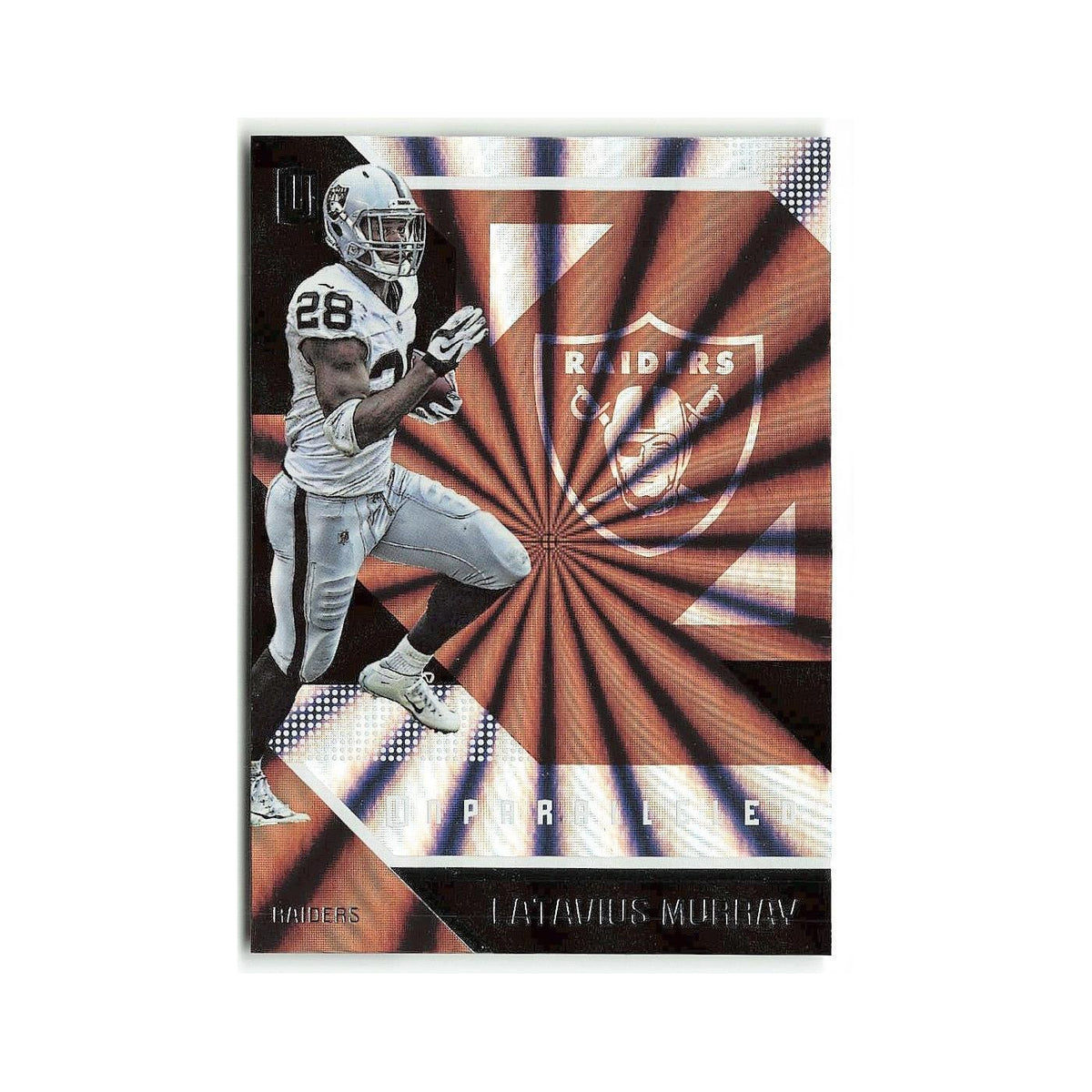 Latavius Murray 2016 Panini Unparalleled #150 Oakland Raiders Football Card NM