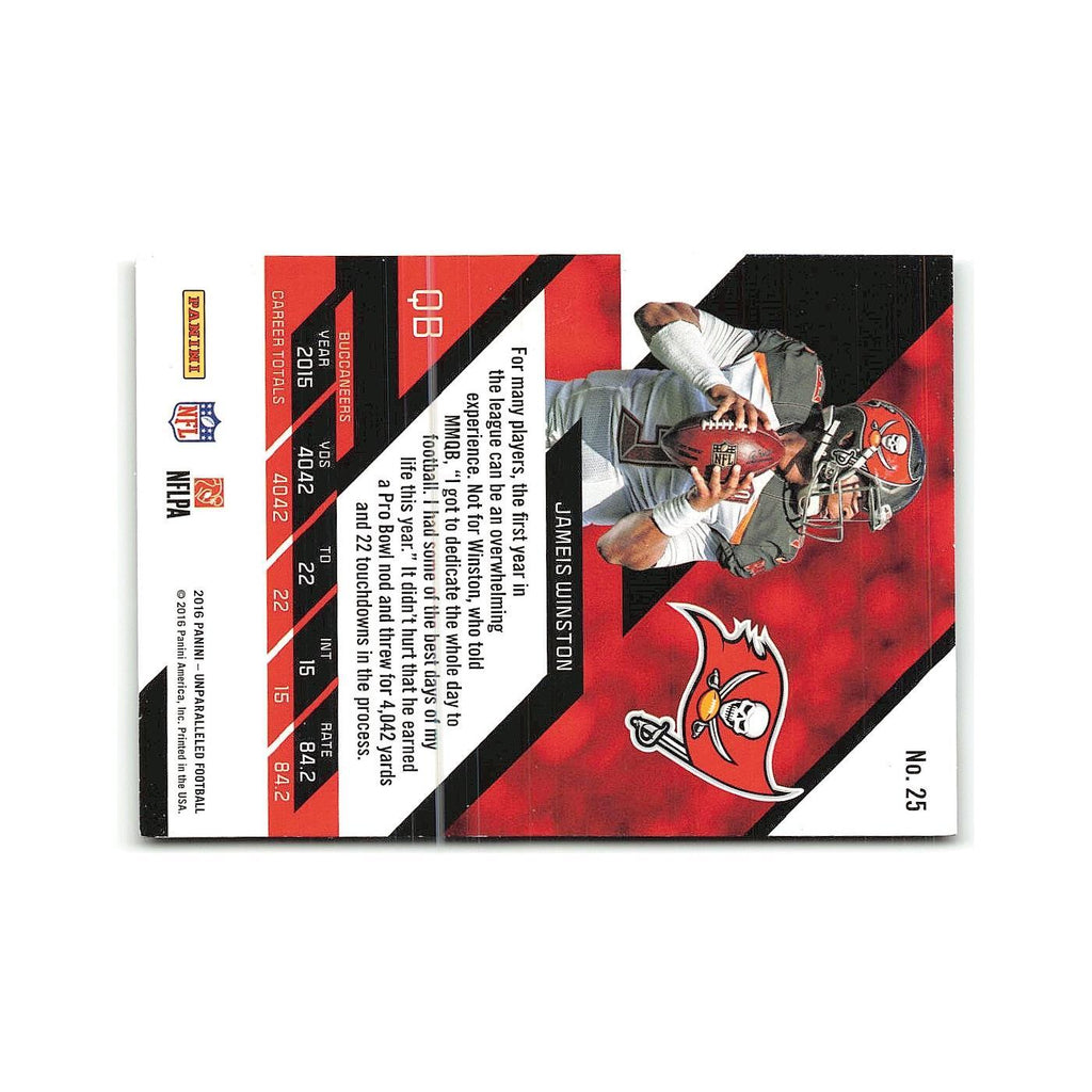 Jameis Winston 2016 Panini Unparalleled #25 Tampa Bay Buccaneers NM