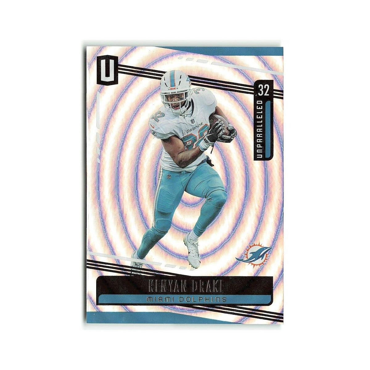 Kenyan Drake #/129 2019 Panini Unparalleled Whirl #21 Miami Dolphins NM