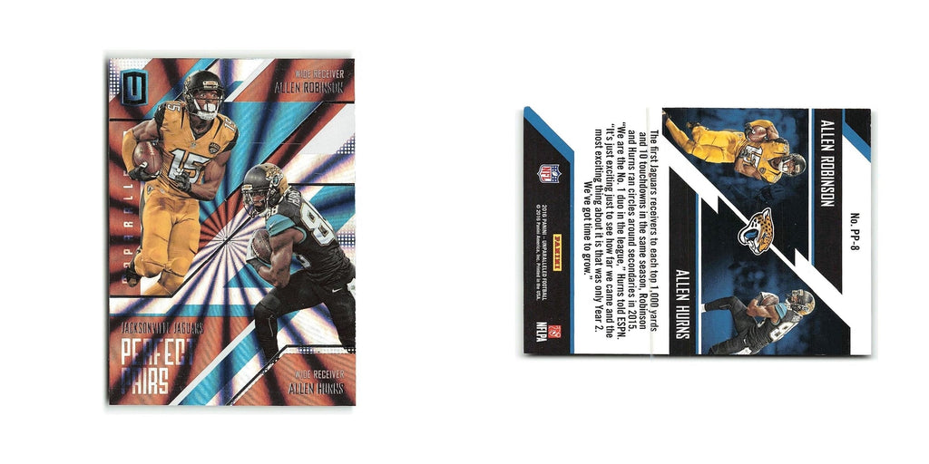 Allen Hurns Allen Robinson 2016 Panini Unparalleled Perfect Pairs #PP-8 NM