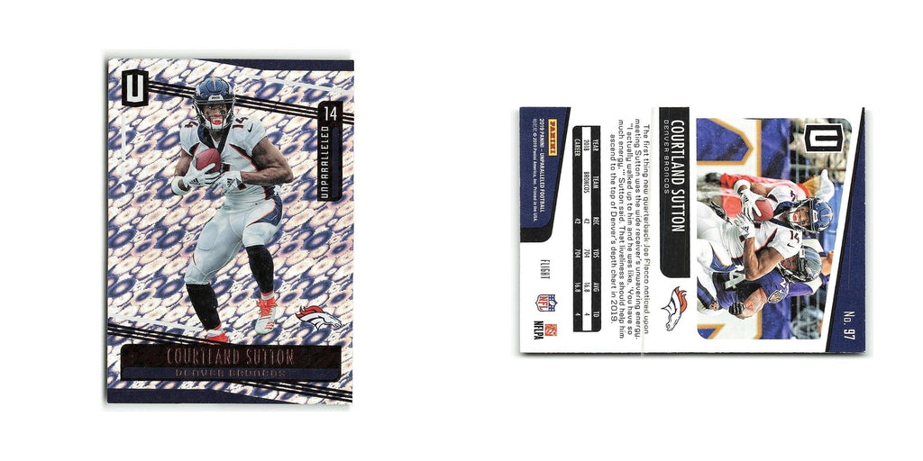 Courtland Sutton 2019 Panini Unparalleled #97 Denver Broncos Football Card NM