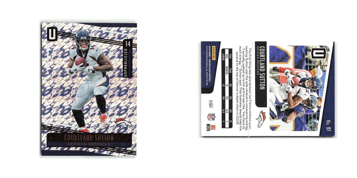 Courtland Sutton 2019 Panini Unparalleled #97 Denver Broncos Football Card NM