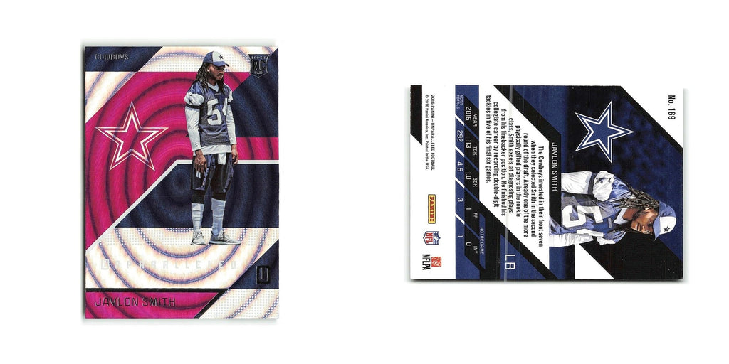 Jaylon Smith Rookie 2016 Panini Unparalleled #169 Dallas Cowboys NM