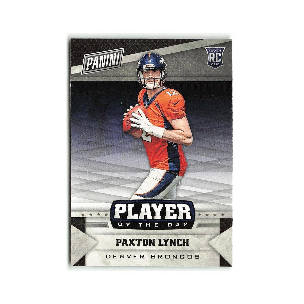 Paxton Lynch Rookie 2016 Panini Player of the Day #32 Denver Broncos NM