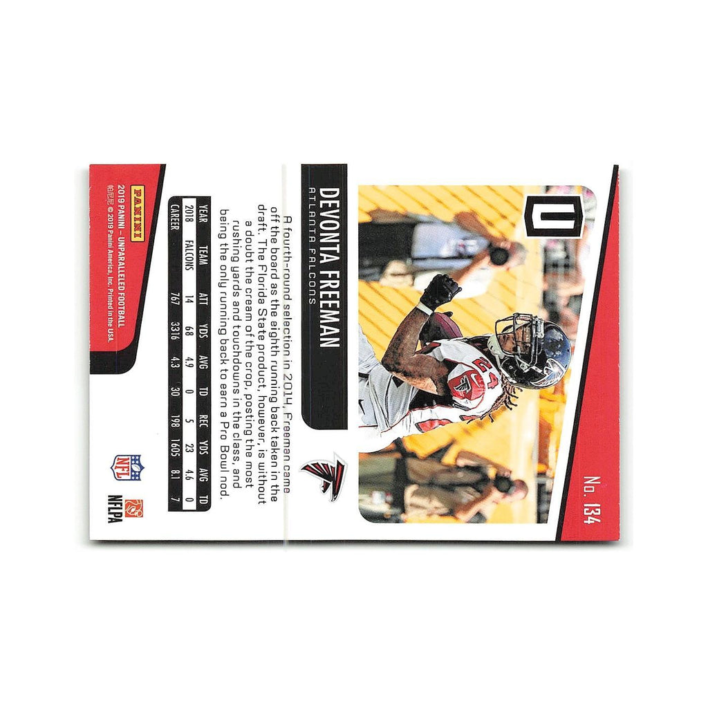 Devonta Freeman 2019 Panini Unparalleled #134 Atlanta Falcons Football Card NM