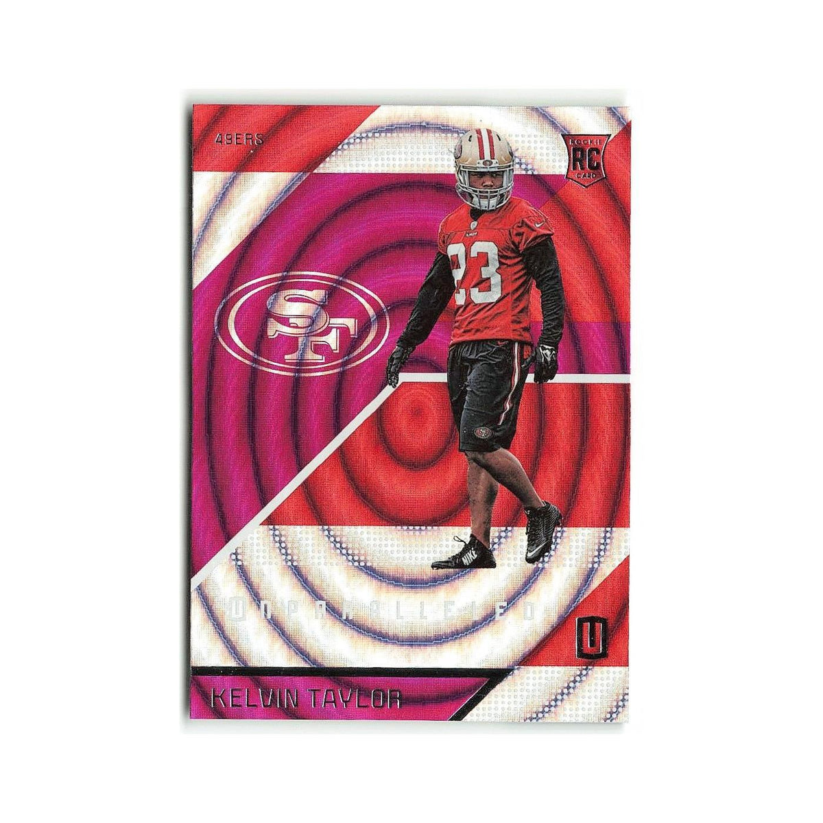 Kelvin Taylor Rookie 2016 Panini Unparalleled #175 San Francisco 49ers NM