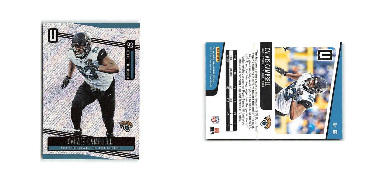 Calais Campbell 2019 Panini Unparalleled #66 Jacksonville Jaguars NM