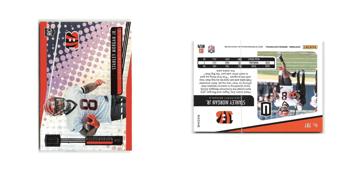 Stanley Morgan Jr. Rookie 2019 Panini Unparalleled #287 Cincinnati Bengals NM