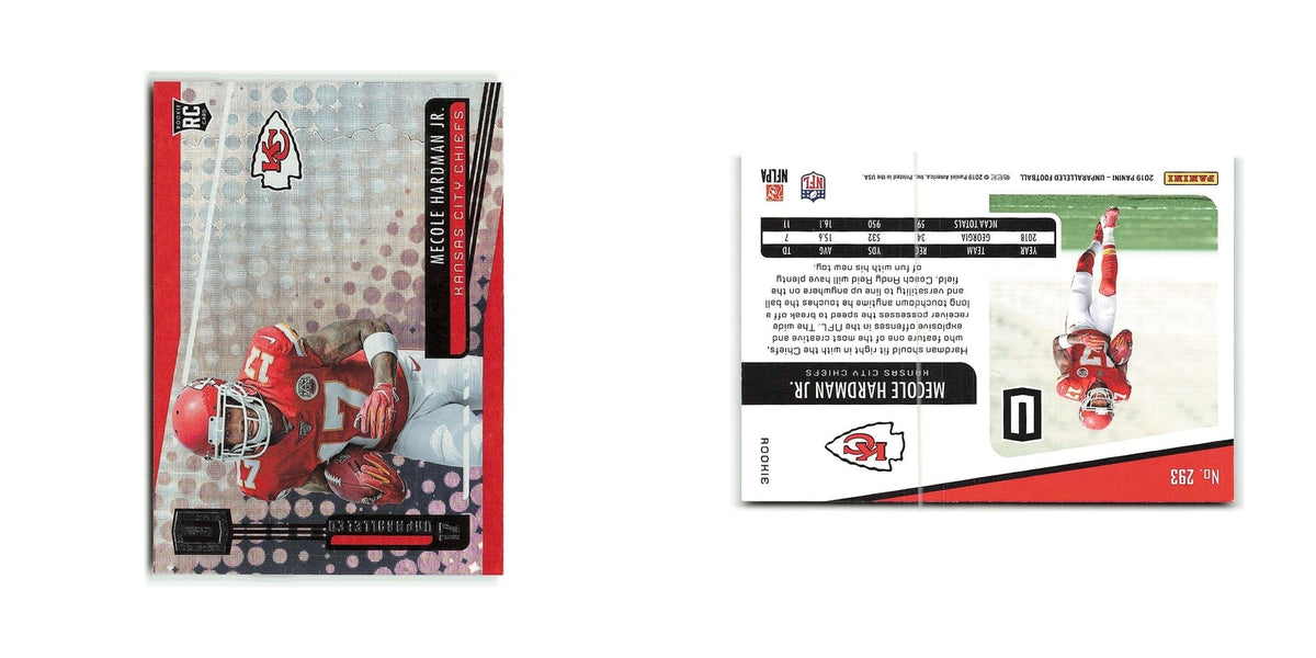 Mecole Hardman Jr. Rookie 2019 Panini Unparalleled #293 Kansas City Chiefs NM