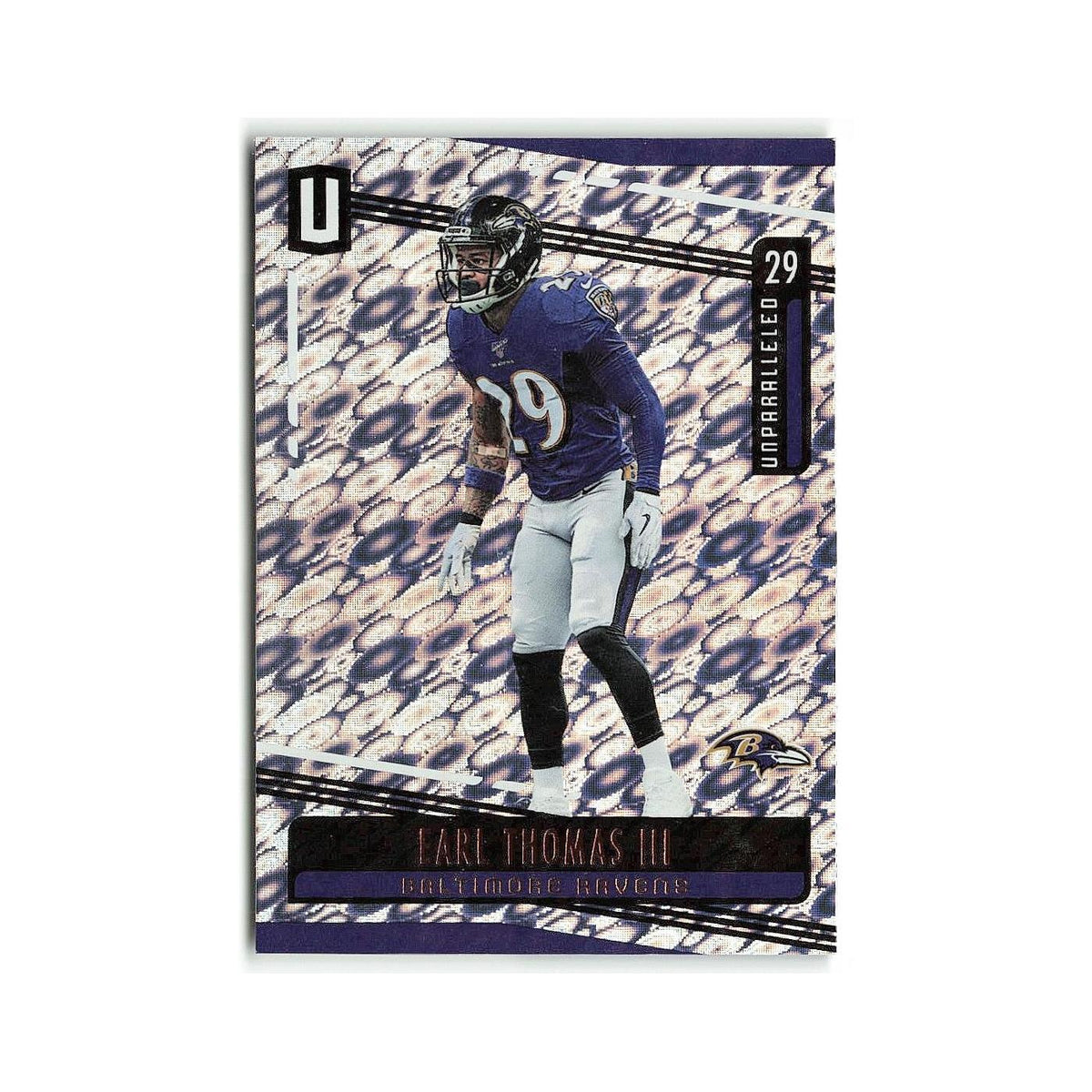 Earl Thomas III 2019 Panini Unparalleled #42 Baltimore Ravens Football Card NM