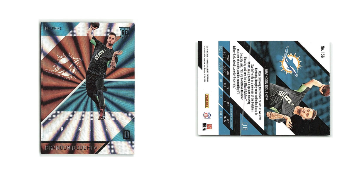 Brandon Doughty Rookie 2016 Panini Unparalleled #156 Miami Dolphins NM