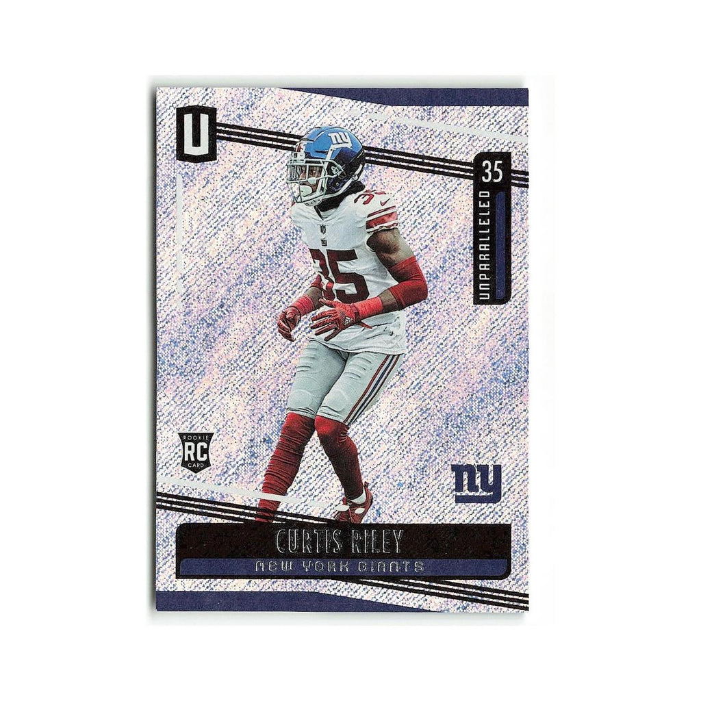 Curtis Riley Rookie 2019 Panini Unparalleled #124 New York Giants NM