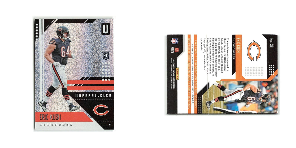 Eric Kush Rookie 2018 Panini Unparalleled #36 Chicago Bears Football Card NM