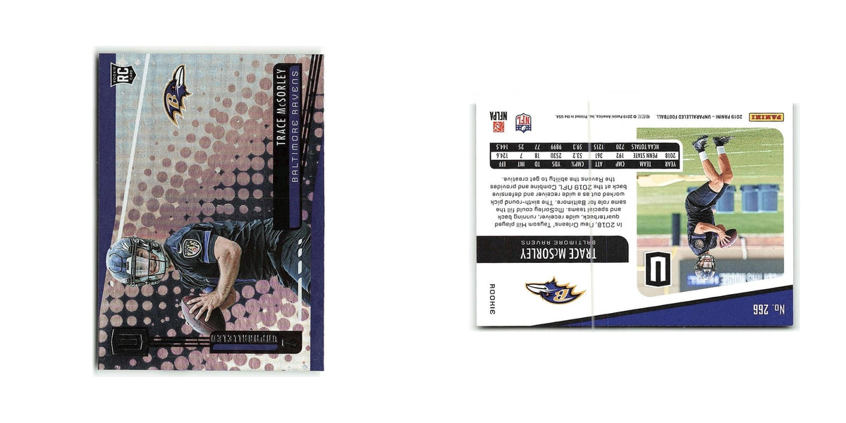 Trace McSorley Rookie 2019 Panini Unparalleled #266 Baltimore Ravens NM
