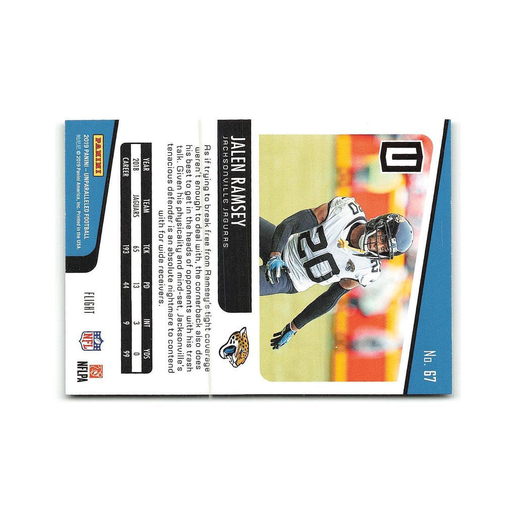 Jalen Ramsey 2019 Panini Unparalleled #67 Jacksonville Jaguars Football Card NM