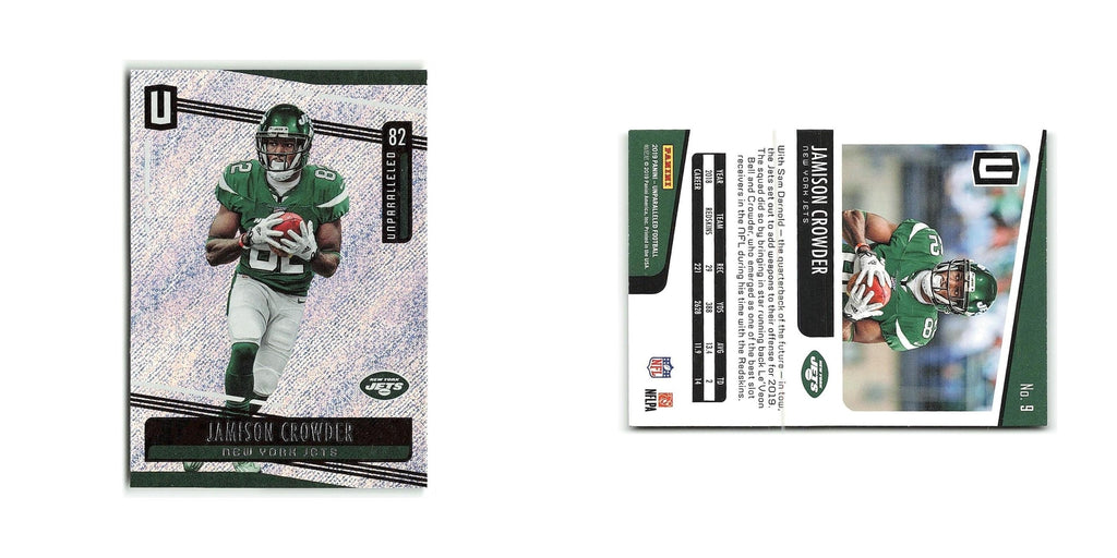 Jamison Crowder 2019 Panini Unparalleled #9 New York Jets Football Card NM